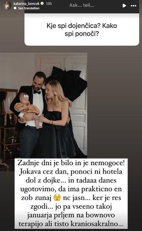 Katarina Benček iskreno: "Zadnje dni je bilo in je nemogoče!"