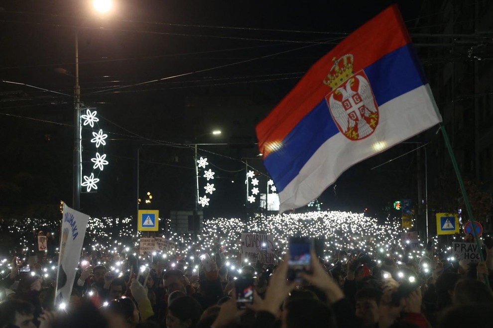 Srbija, protest