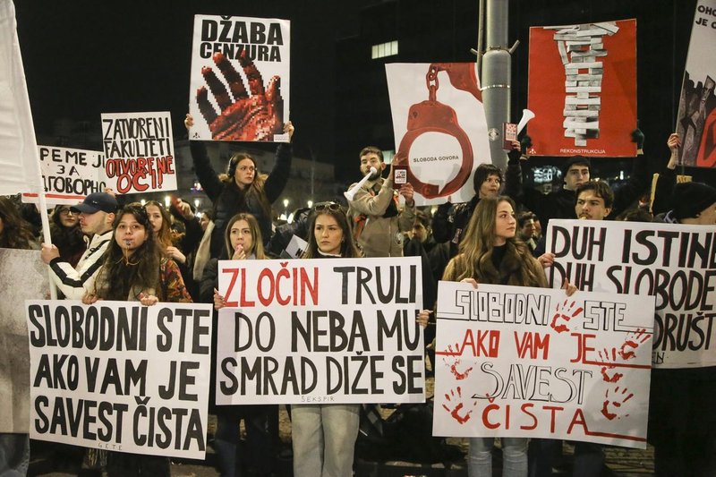 Srbija, protest