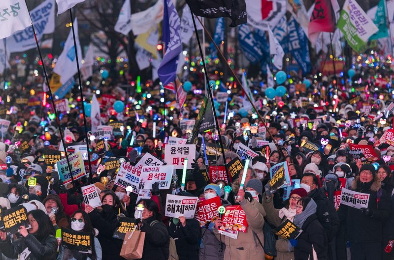 juzna koreja protesti