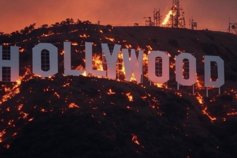 Požari v Los Angelesu: Hollywood v plamenih, pet smrtnih žrtev in 300.000 gospodinjstev brez elektrike (VIDEO) (foto: Profimedia)