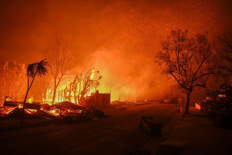 los angeles, požar