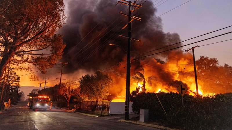 požar Los Angeles Kalifornija ZDA