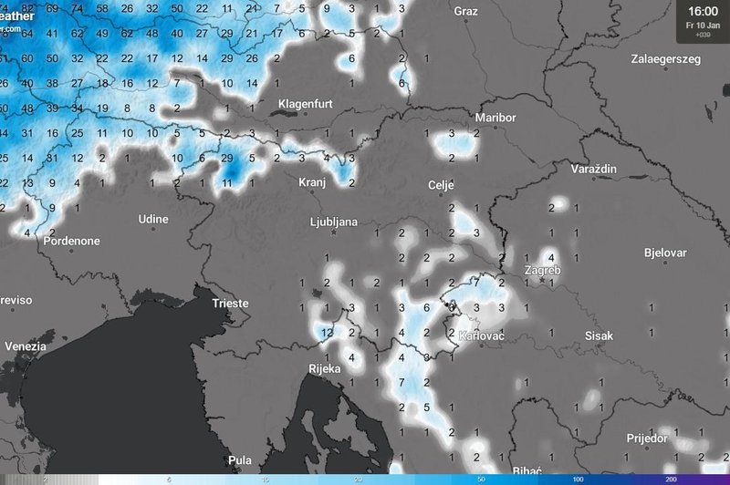 V petek se na nebu pripravlja presenečenje, ki se spušča vse do 500 metrov nadmorske višine (foto: Facebook)