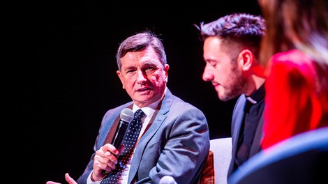 Borut Pahor Martin Golob dobrodelnost