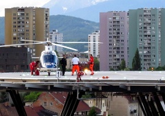 Dodatne minute, ki lahko odločajo o življenju: Ljubljanski heliport 82. dan zaprt