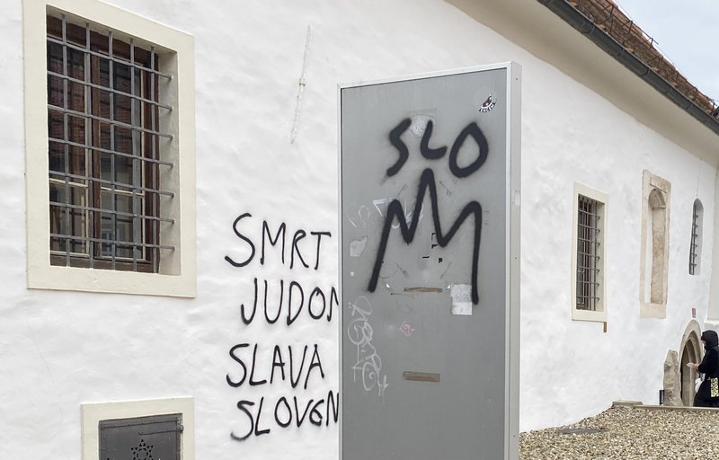 sinagoga grafit