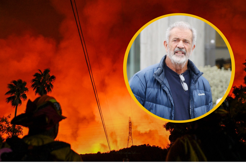 Mel Gibson Los Angeles ZDA požari