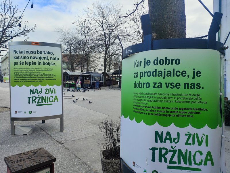 tržnica Ljubljana plakat