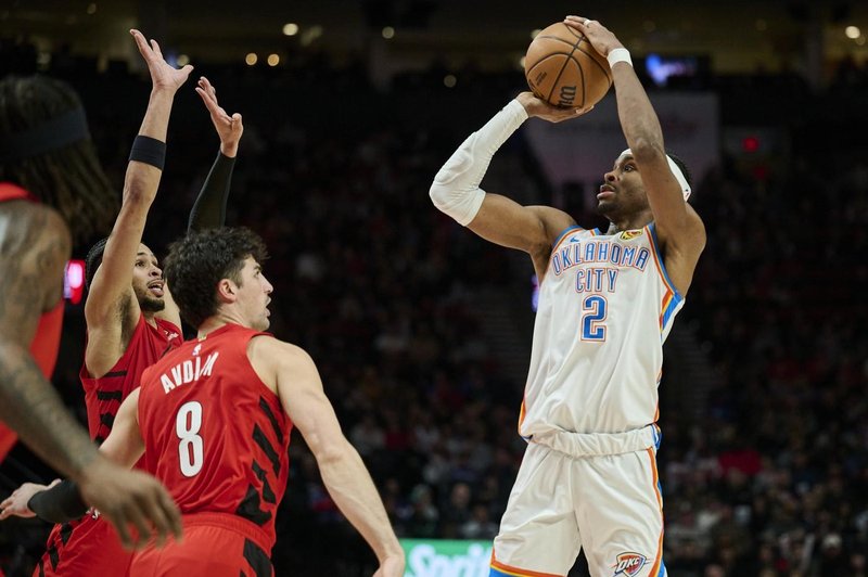 Oklahoma City Thunder ostajajo na vrhu lige NBA (foto: Profimedia)