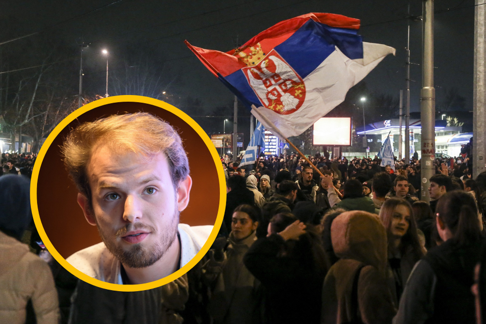 Faris Kočan protesti Srbija