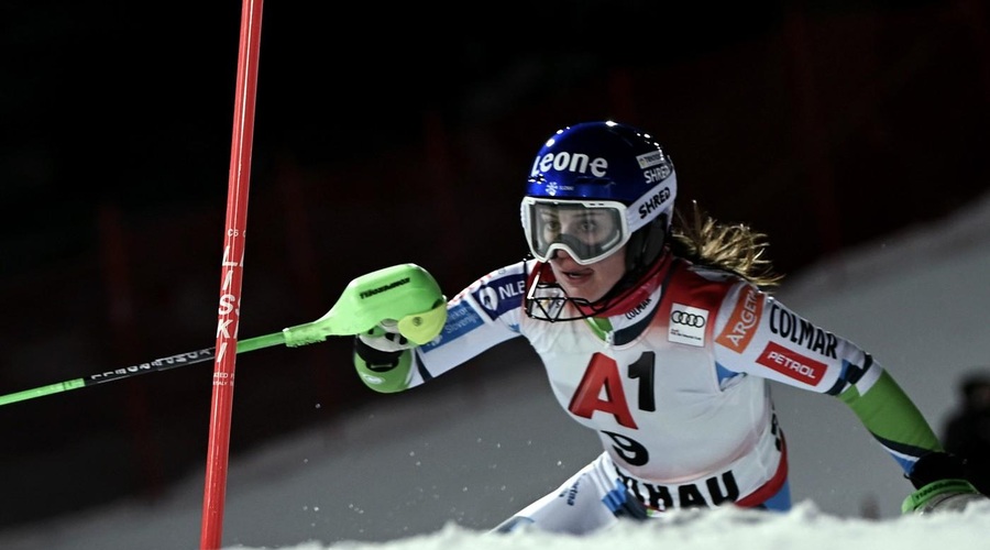 Andreja Slokar končala v deseterici (prehitela je tudi Mikaelo Shiffrin) (foto: Profimedia)