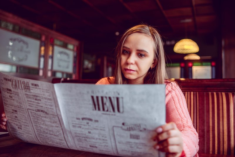 restavracija menu izbira hrana