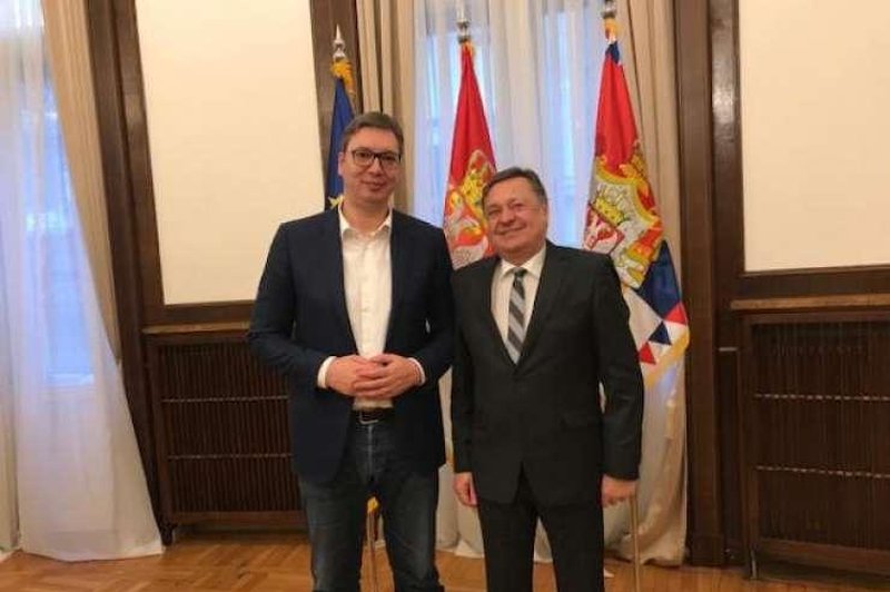 Pismo podpore: ljubljanski župan Janković v pismu izrazil podporo Vučiću (foto: Twitter)