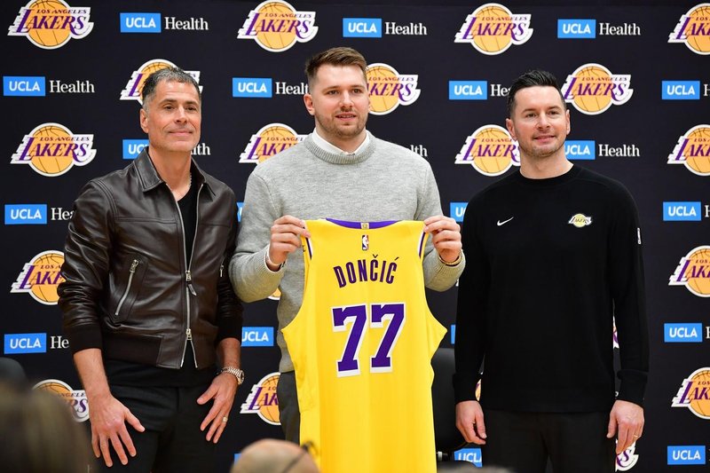 Luka Doncic novinarska konferenca LA Lakers