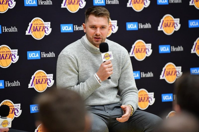 Luka Doncic LA Lakers novinarska konferenca