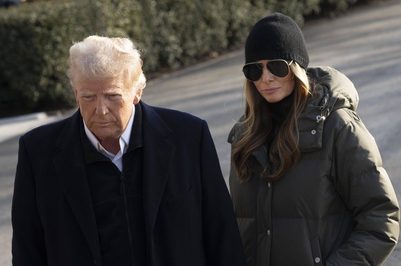 Donald in Melania Trump (foto: Profimedia)