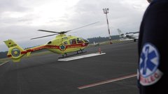 Helikopterska nujna medicinska pomoč HNMP zdravstvo medicina zdravje