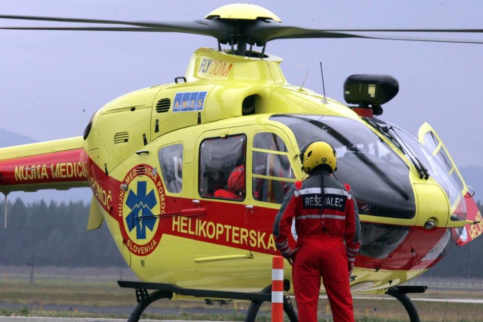 Helikopterska nujna medicinska pomoč HNMP zdravstvo medicina zdravje