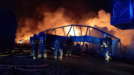 Maribor Tezno pozar gasilci