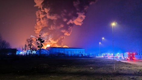 Maribor Tezno pozar