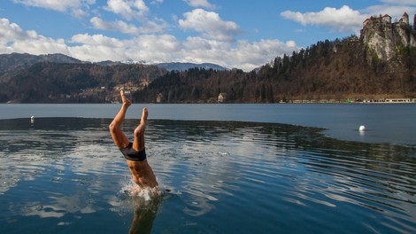 Blejsko jezero skok kopanje