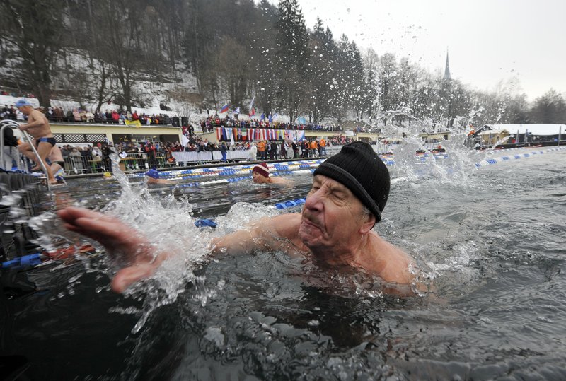 Bled zimsko plavanje