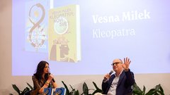 Vesna Milek knjiga predstavitev Kleopatra Naj se zgodi