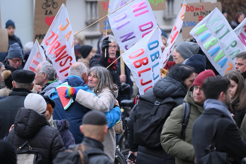 protest kolesarji Glas ljudstva Ljubljana