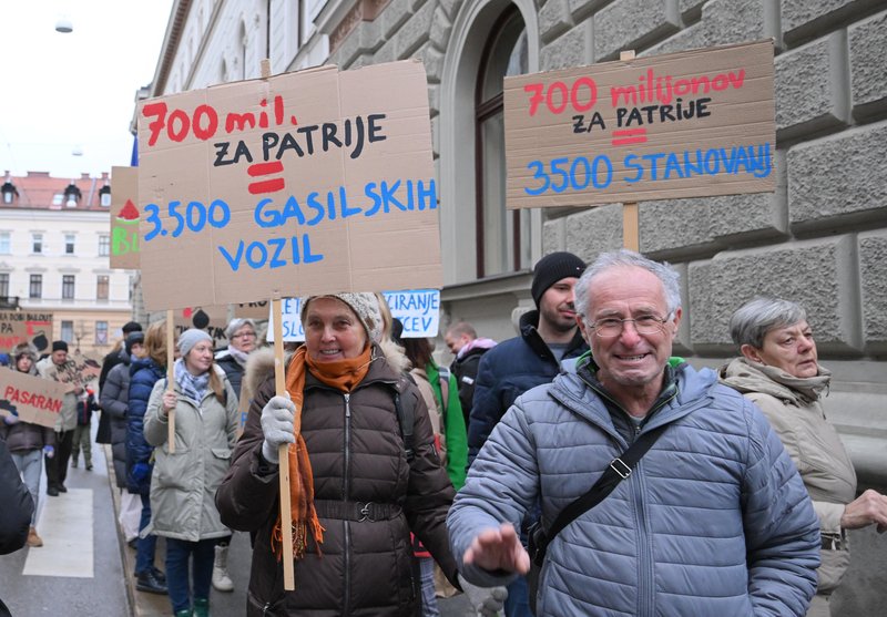 protest kolesarji Glas ljudstva Ljubljana