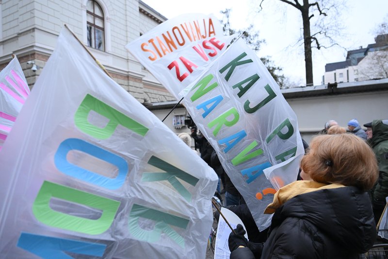 protest kolesarji Glas ljudstva Ljubljana