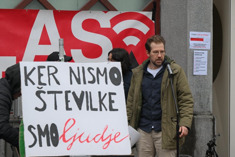 protest kolesarji Glas ljudstva Ljubljana