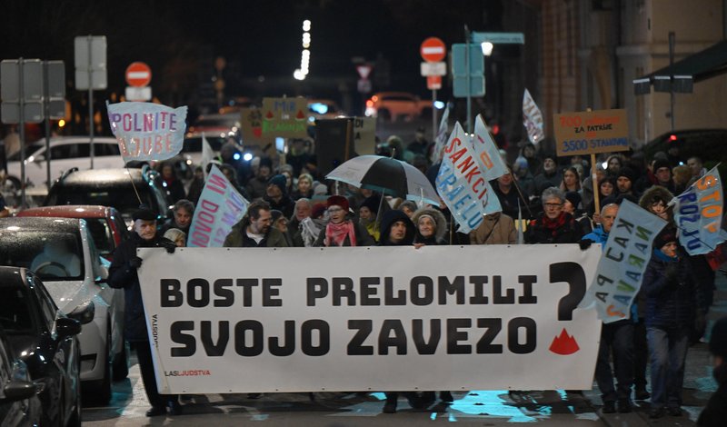 protest kolesarji Glas ljudstva Ljubljana