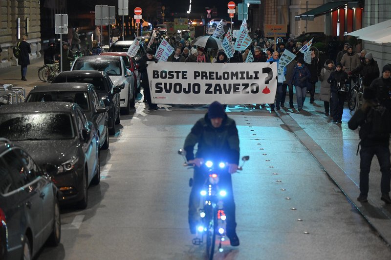 protest kolesarji Glas ljudstva Ljubljana