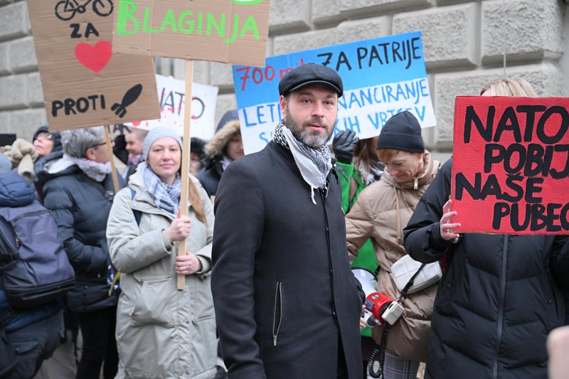 protest kolesarji Glas ljudstva Miha Kordiš