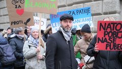 protest kolesarji Glas ljudstva Miha Kordiš