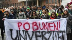 protest Srbija študentje Kragujevac