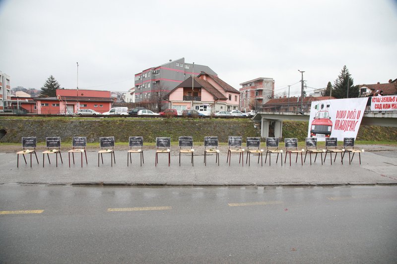 protest Srbija študentje Kragujevac