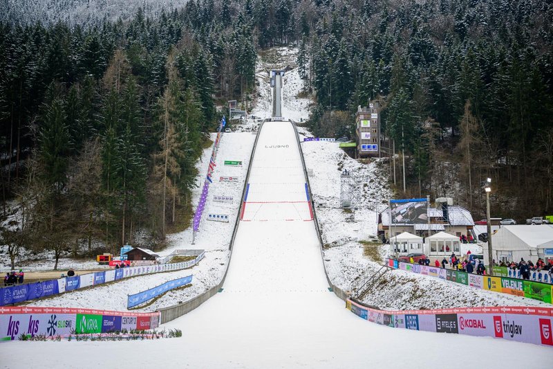 Ljubno smučarski skoki šport Slovenija skakalnica