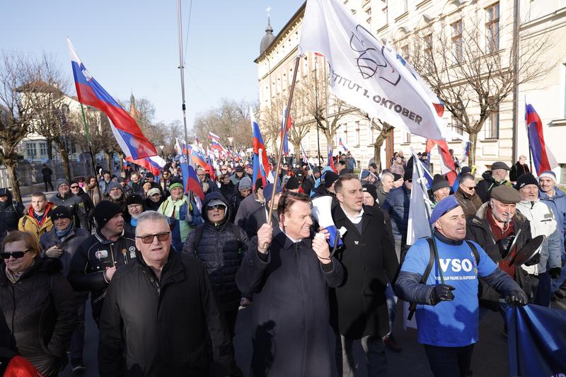 Pavel Rupar protest upokojenci