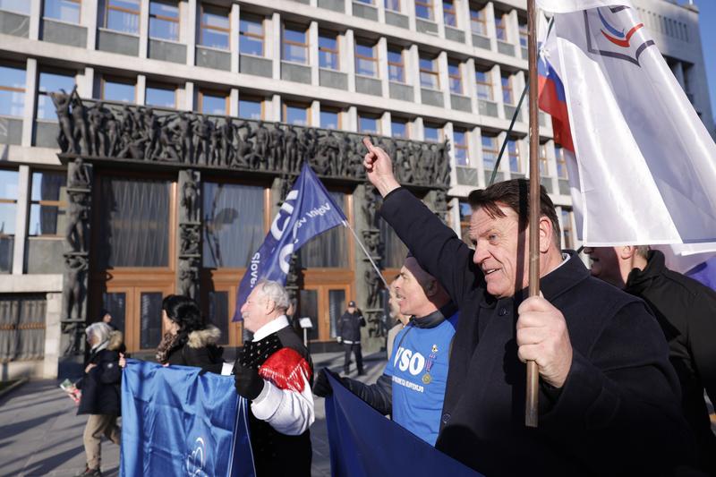 Pavel Rupar protest upokojenci