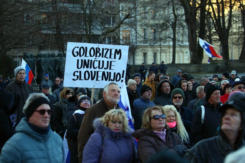 protest upokojenci