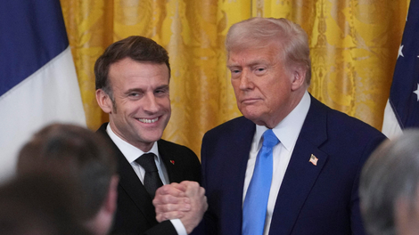 Donald Trump, Emmanuel Macron