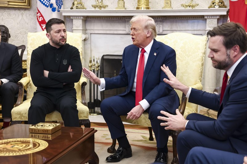 Volodimir Zelenski Donald Trump JD Vance prepir Bela hiša vojna Ukrajina