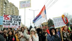 protest študentje Niš Srbija