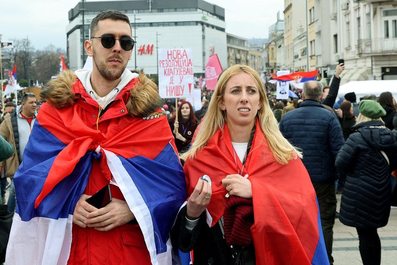 protest študentje Niš Srbija