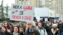 protest študentje Niš Srbija