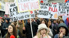 protest študentje Niš Srbija