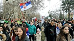 protest študentje Niš Srbija