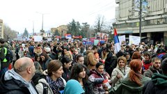 protest študentje Niš Srbija